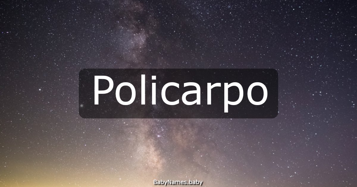 Policarpo