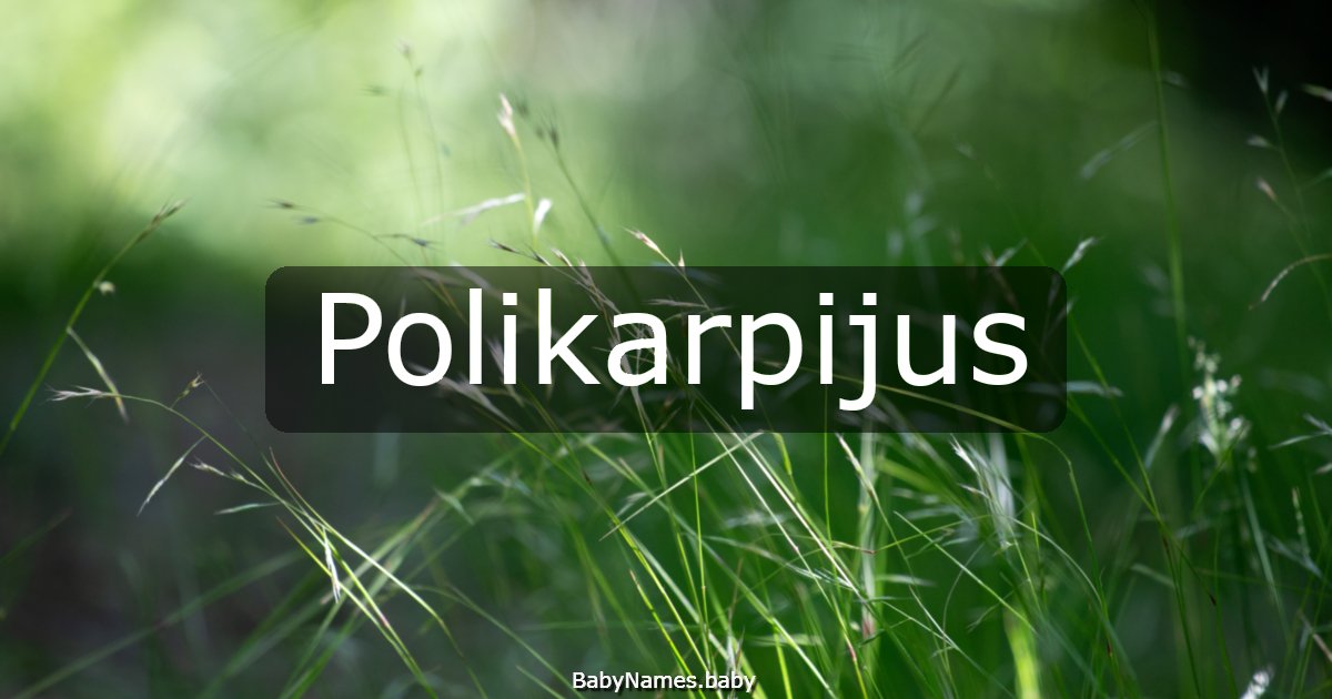 Polikarpijus