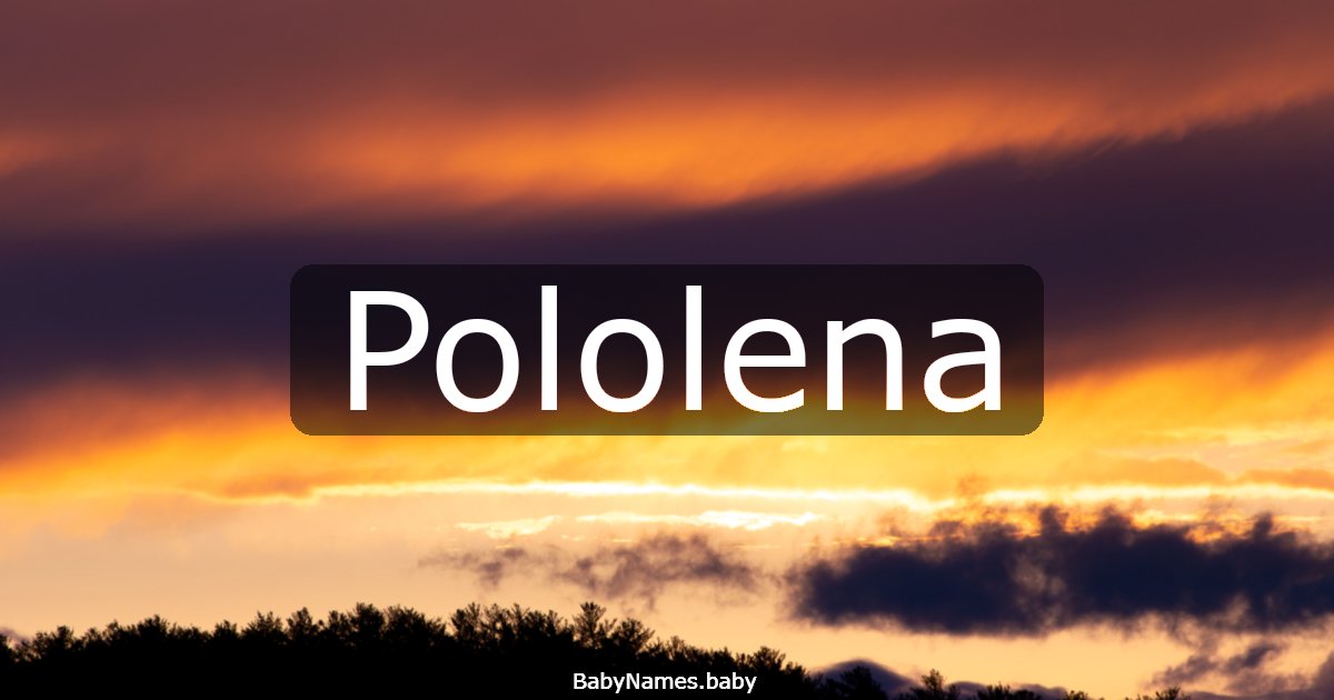 Pololena
