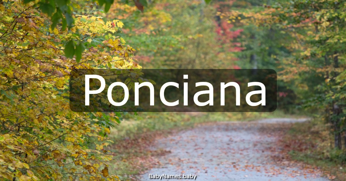 Ponciana