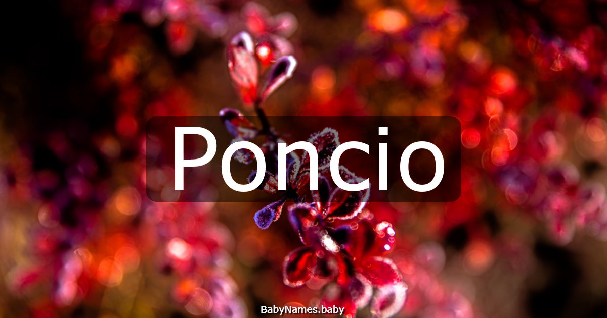 Poncio