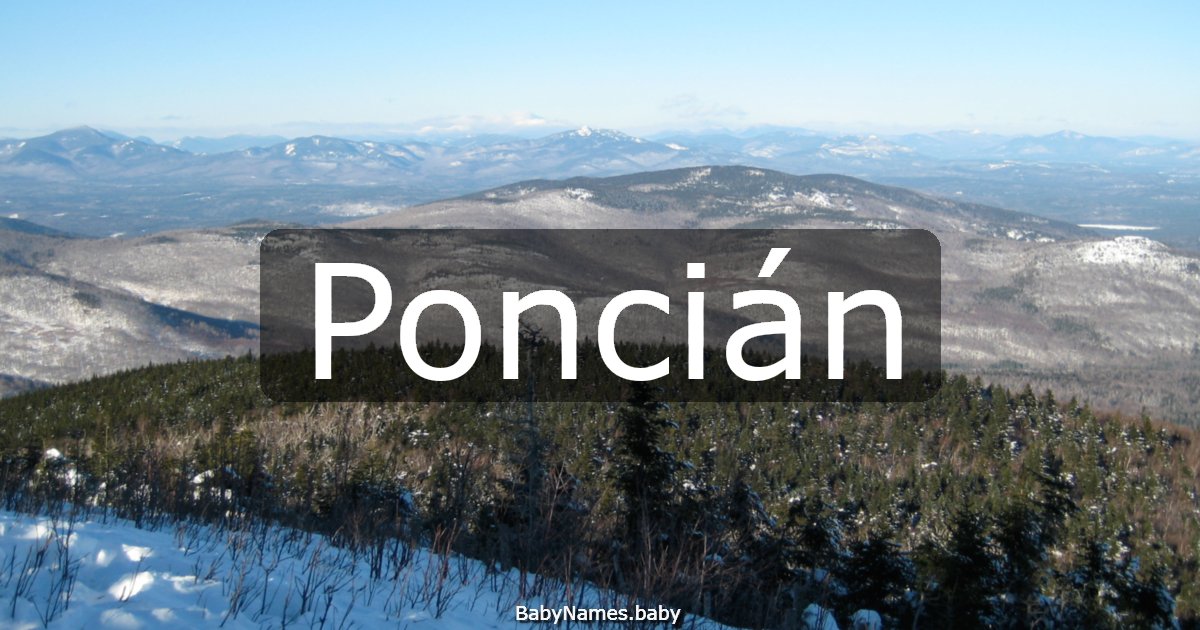 Poncián