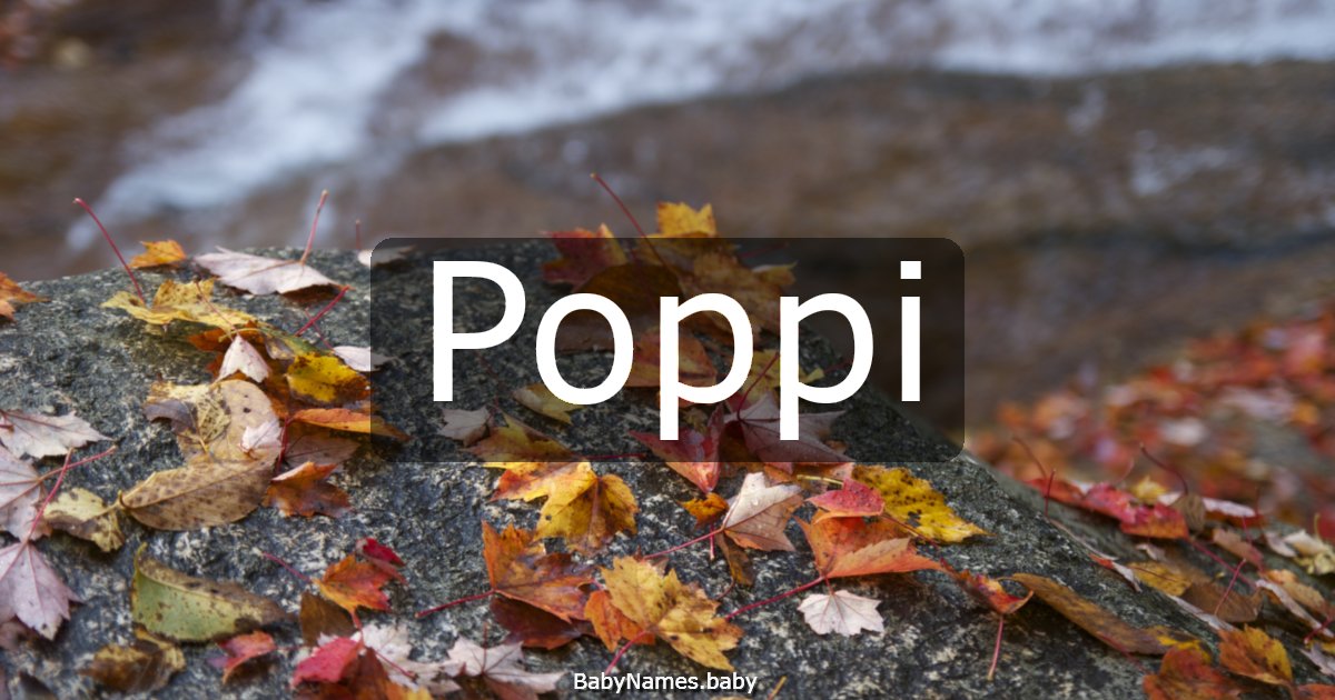 Poppi