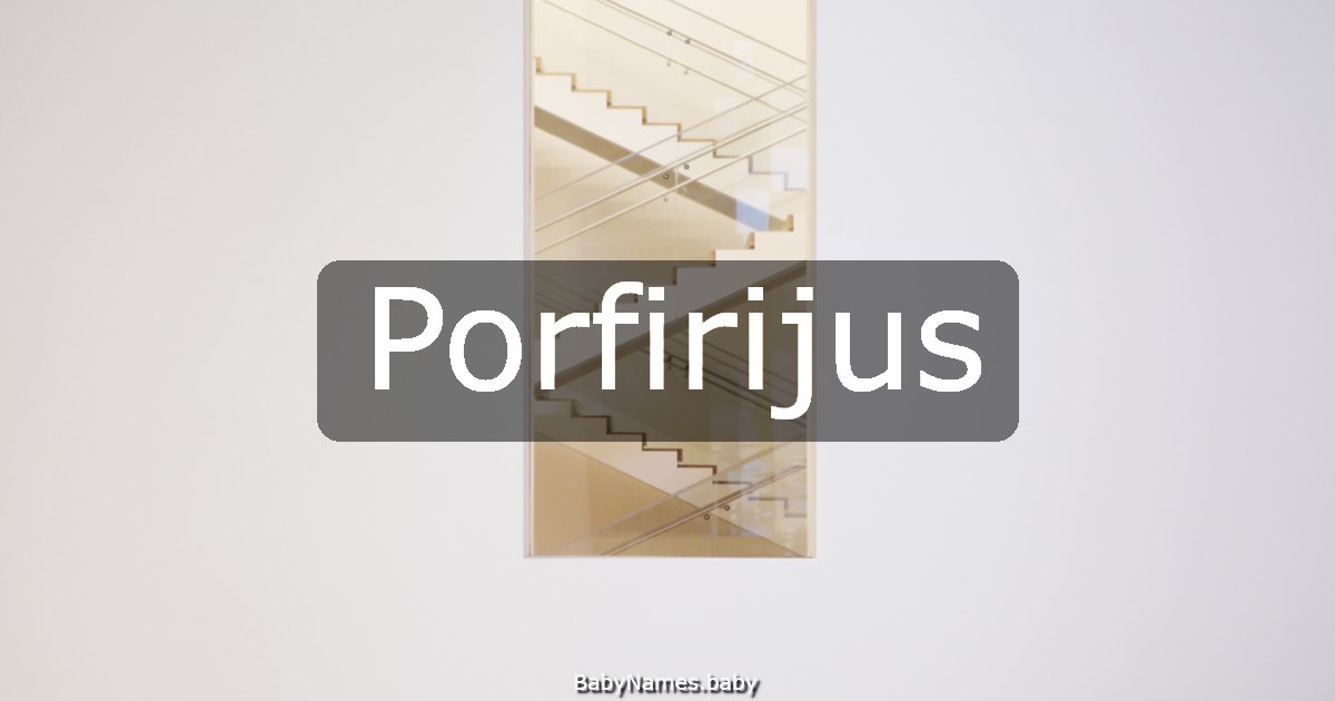 Porfirijus