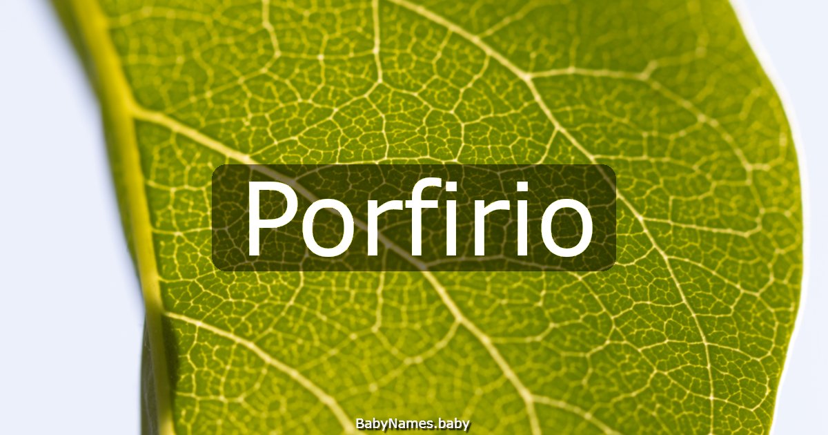 Porfirio