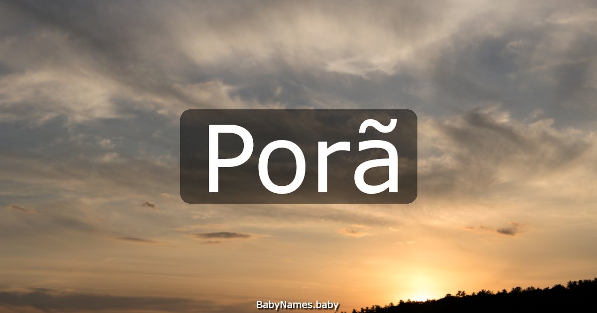 Porã