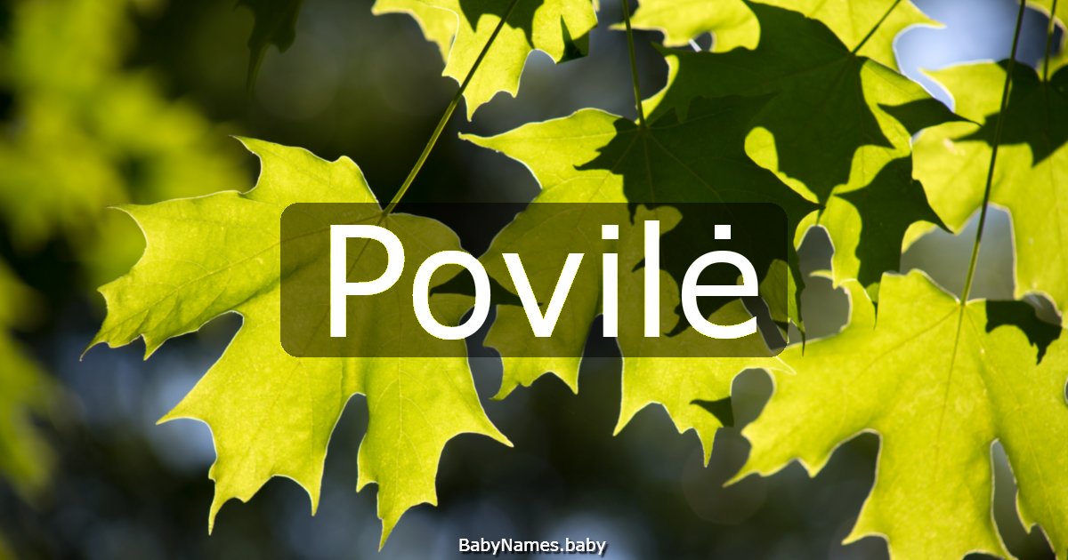 Povilė