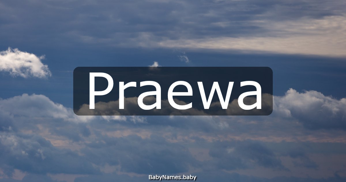 Praewa