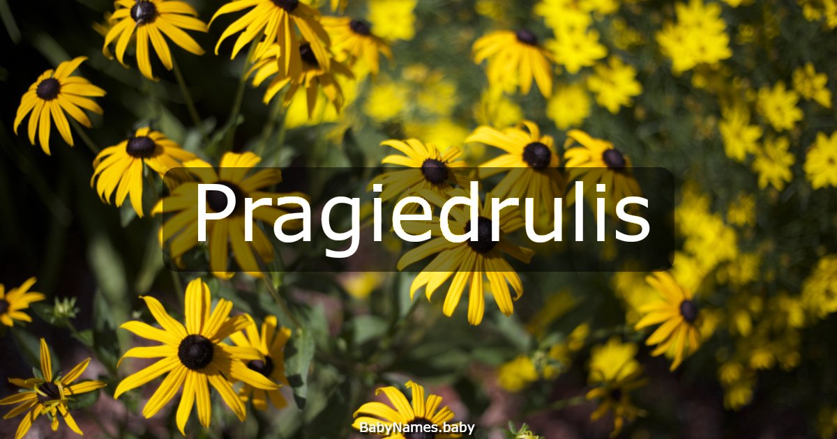 Pragiedrulis