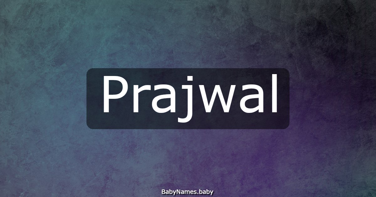 Prajwal