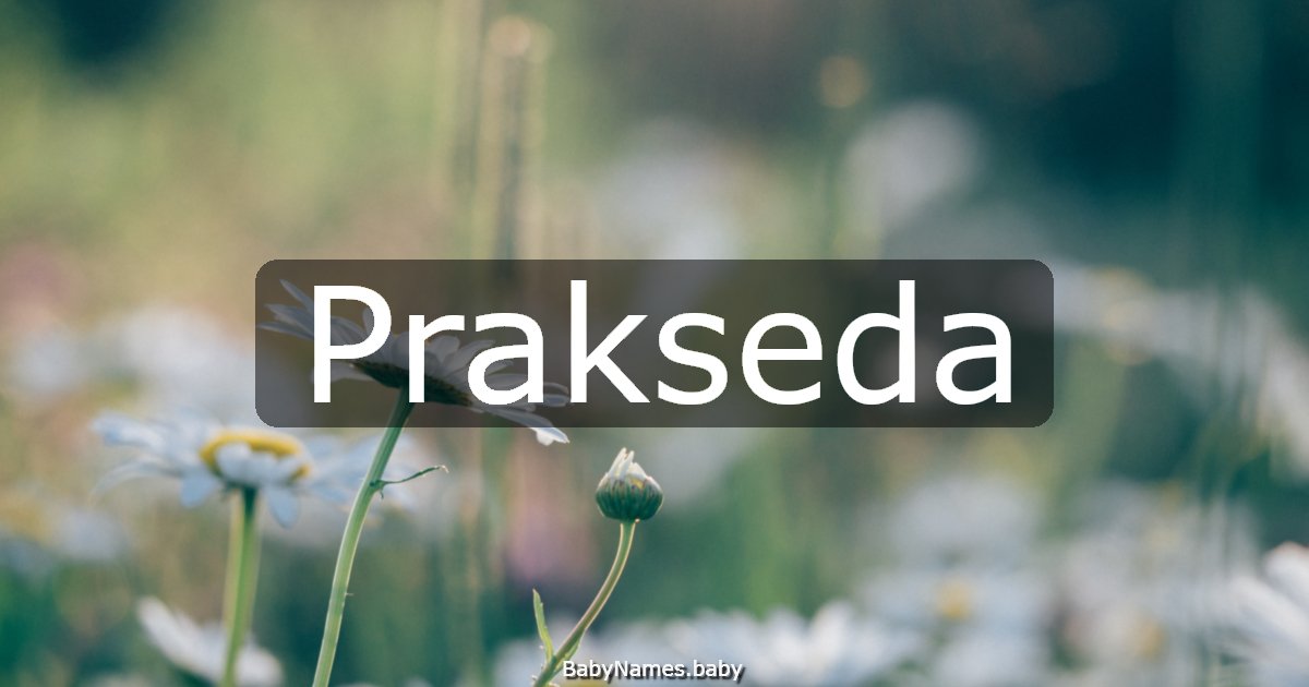 Prakseda