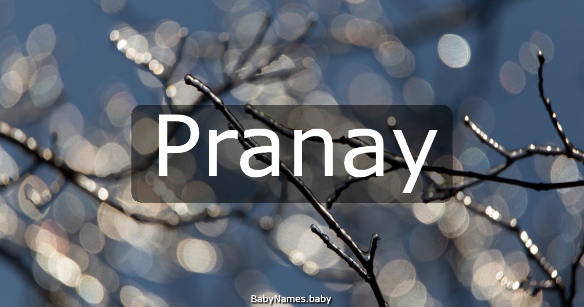 Pranay