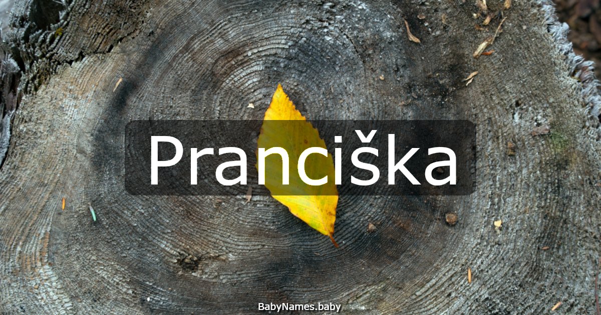 Pranciška