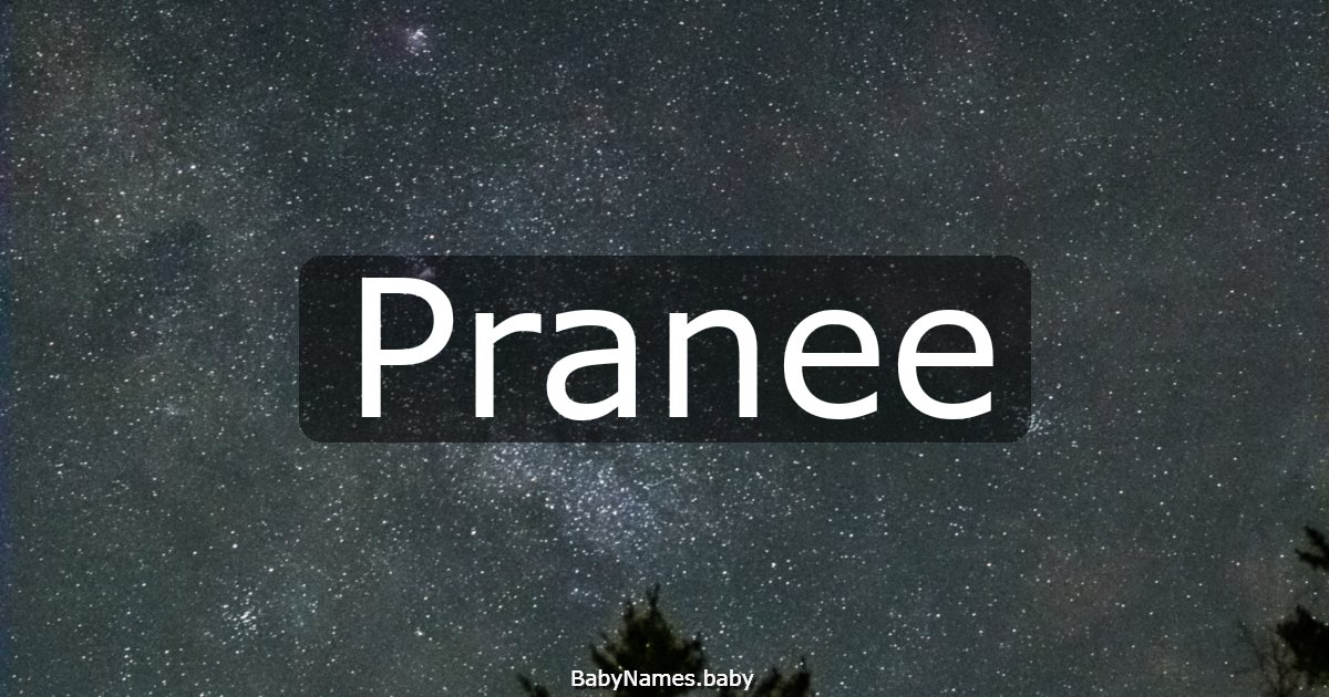 Pranee
