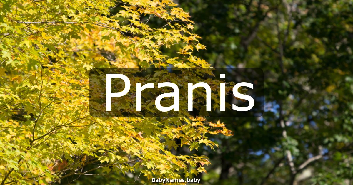 Pranis