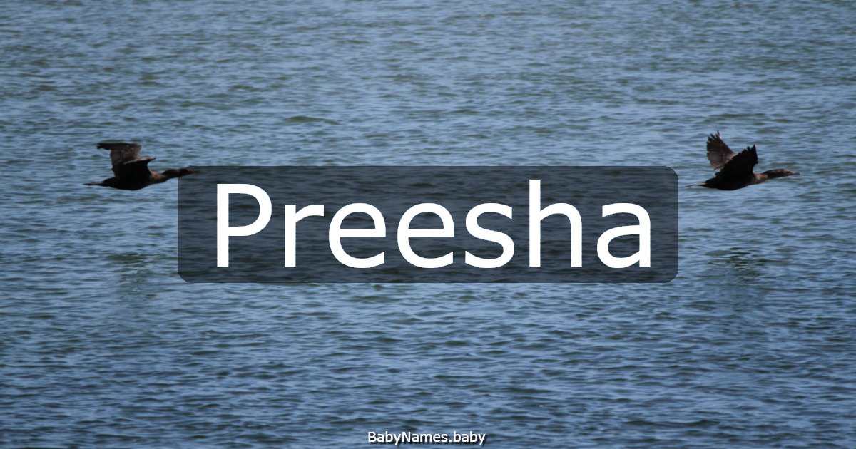 Preesha