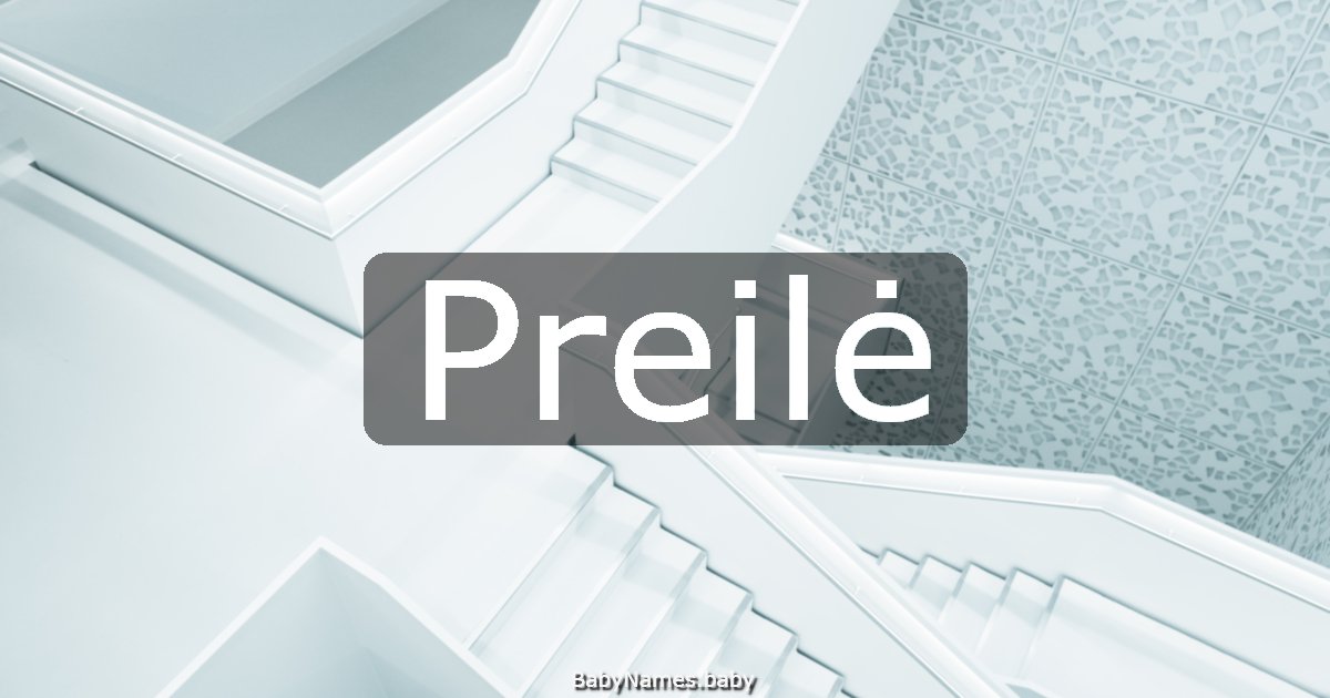 Preilė
