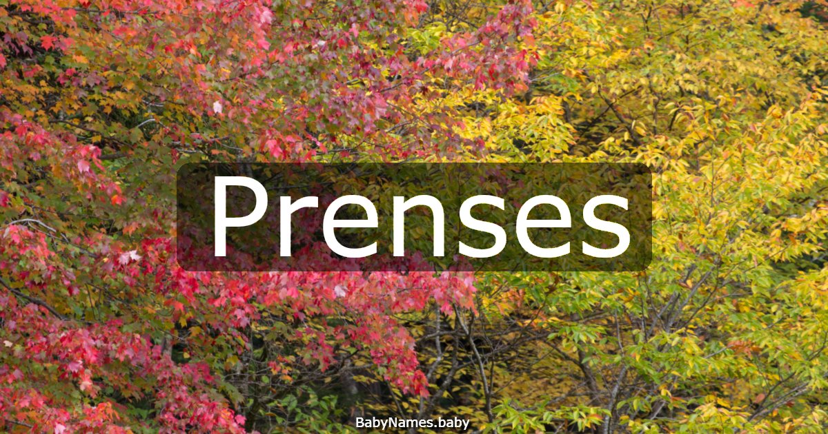 Prenses