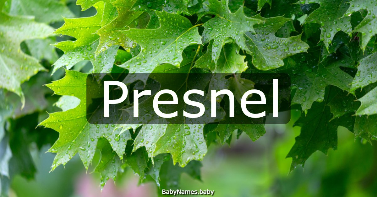Presnel
