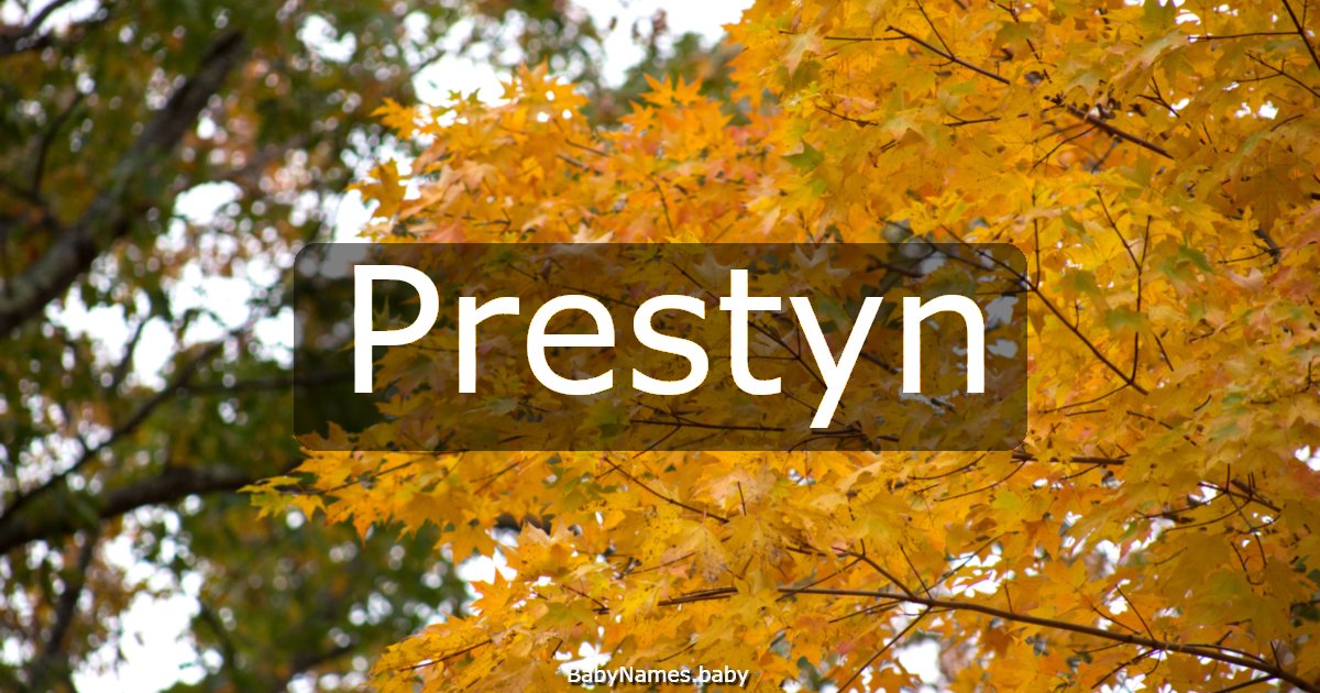 Prestyn
