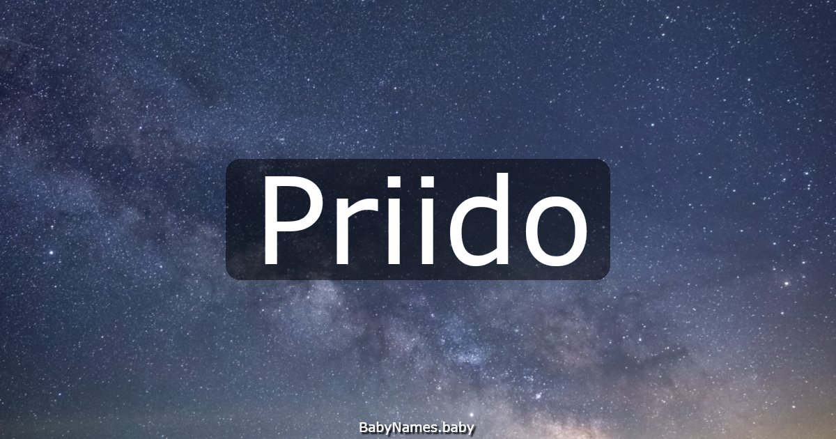 Priido
