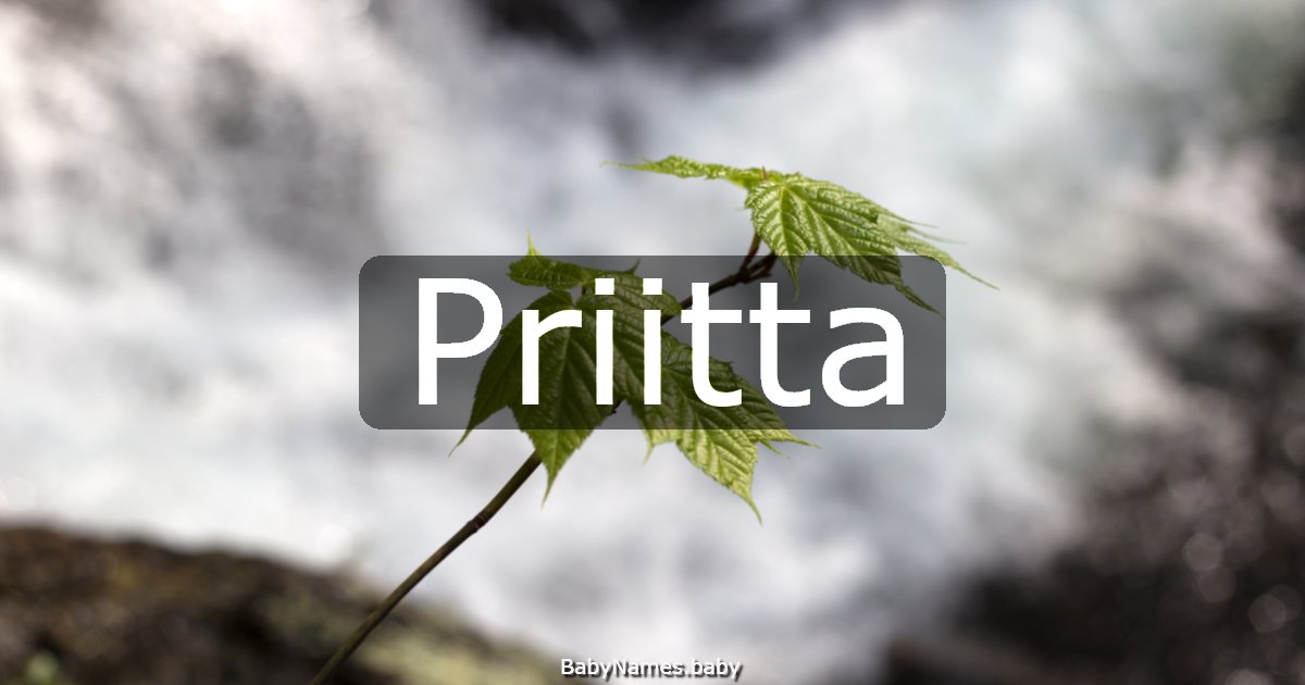 Priitta