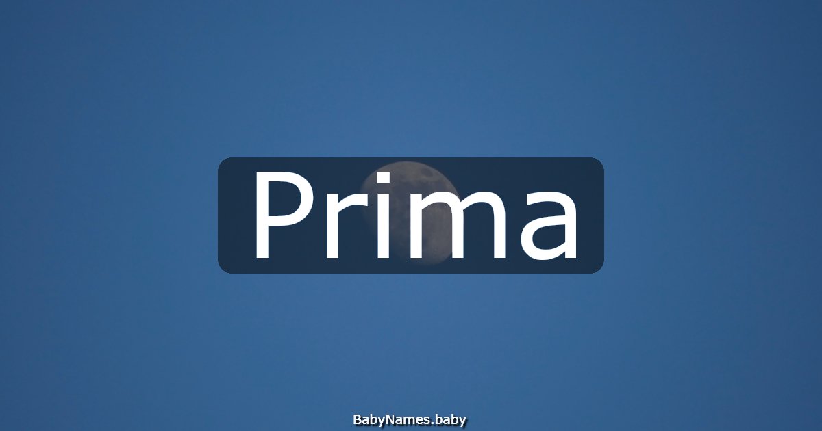 Prima
