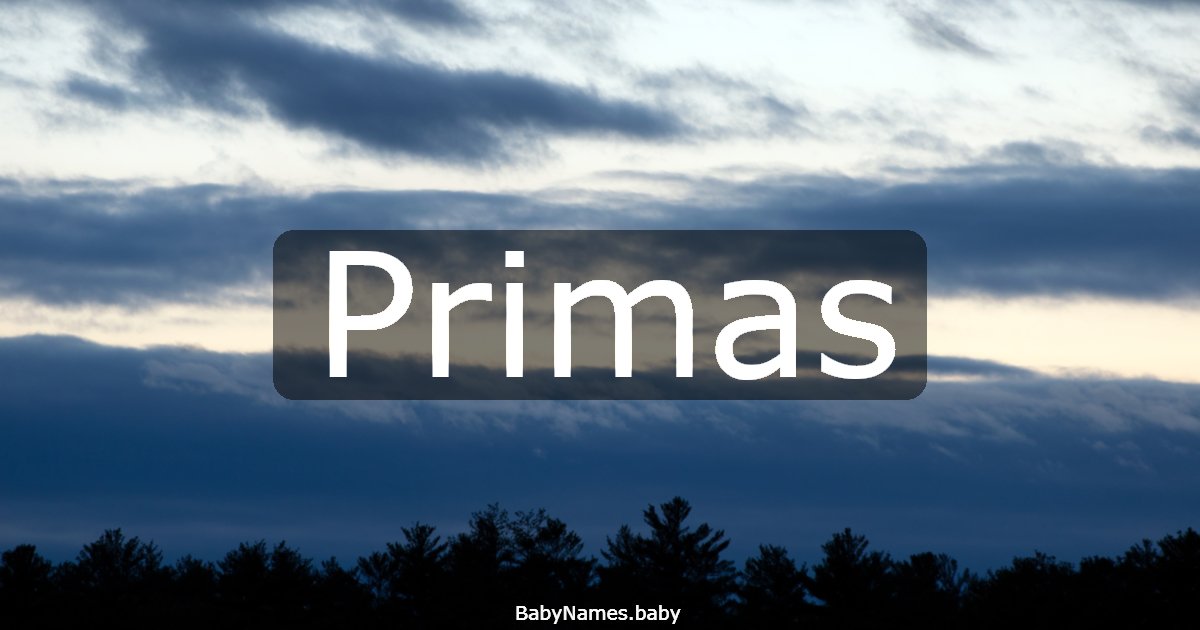 Primas