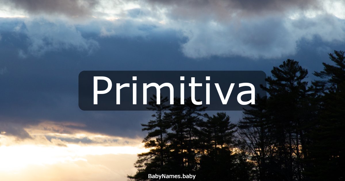 Primitiva