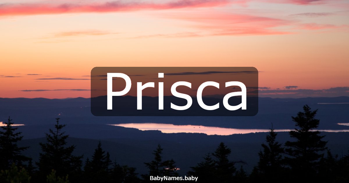 Prisca