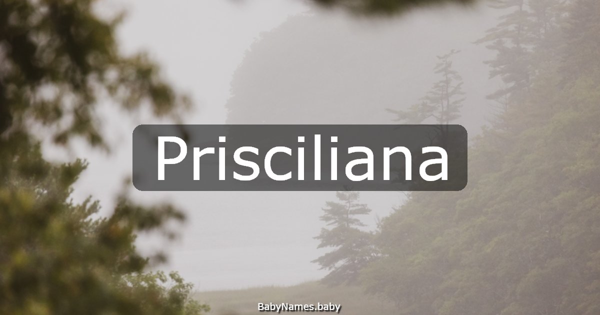 Prisciliana