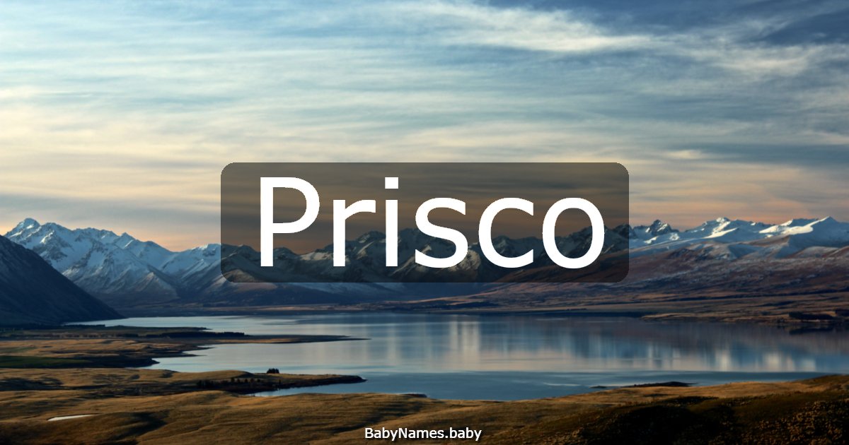 Prisco