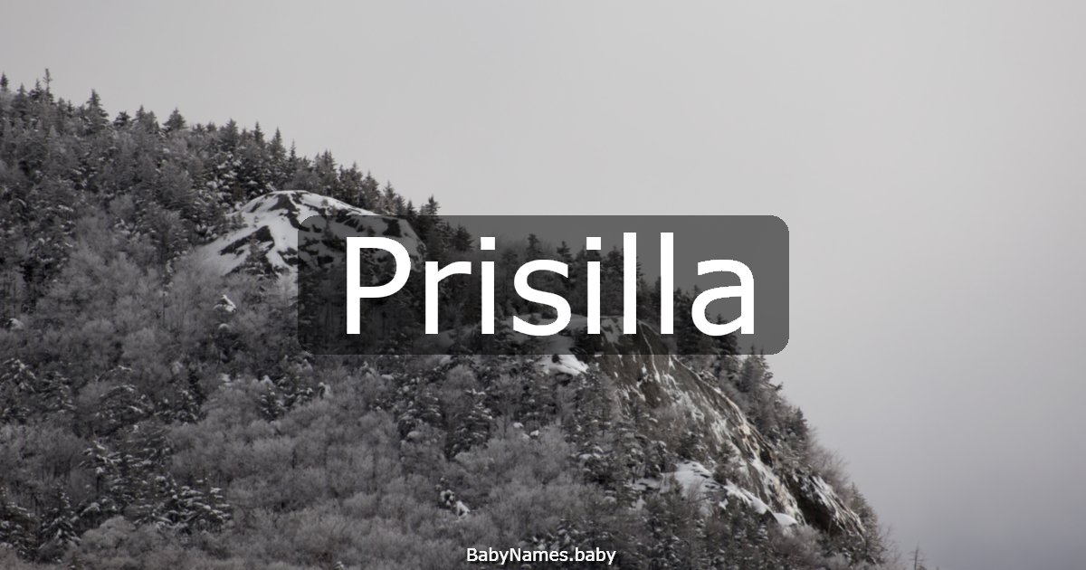 Prisilla