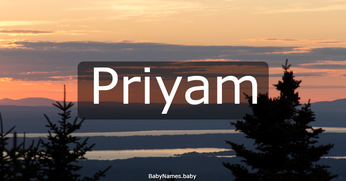Priyam