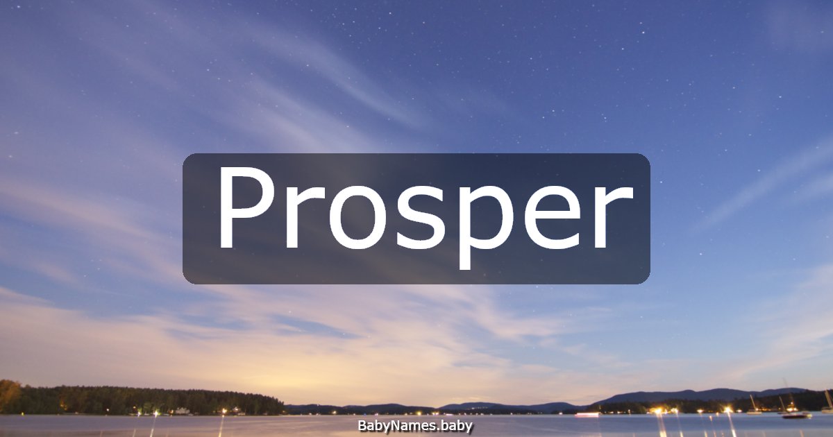 Prosper