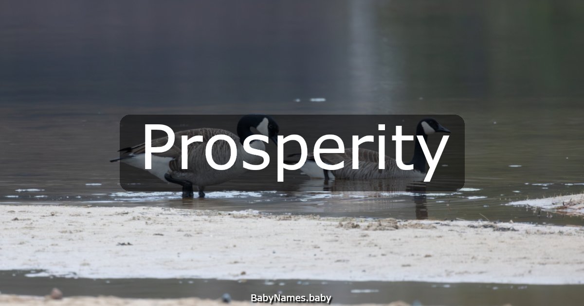 Prosperity