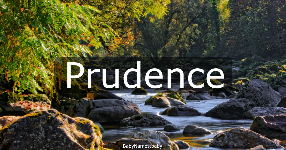Prudence