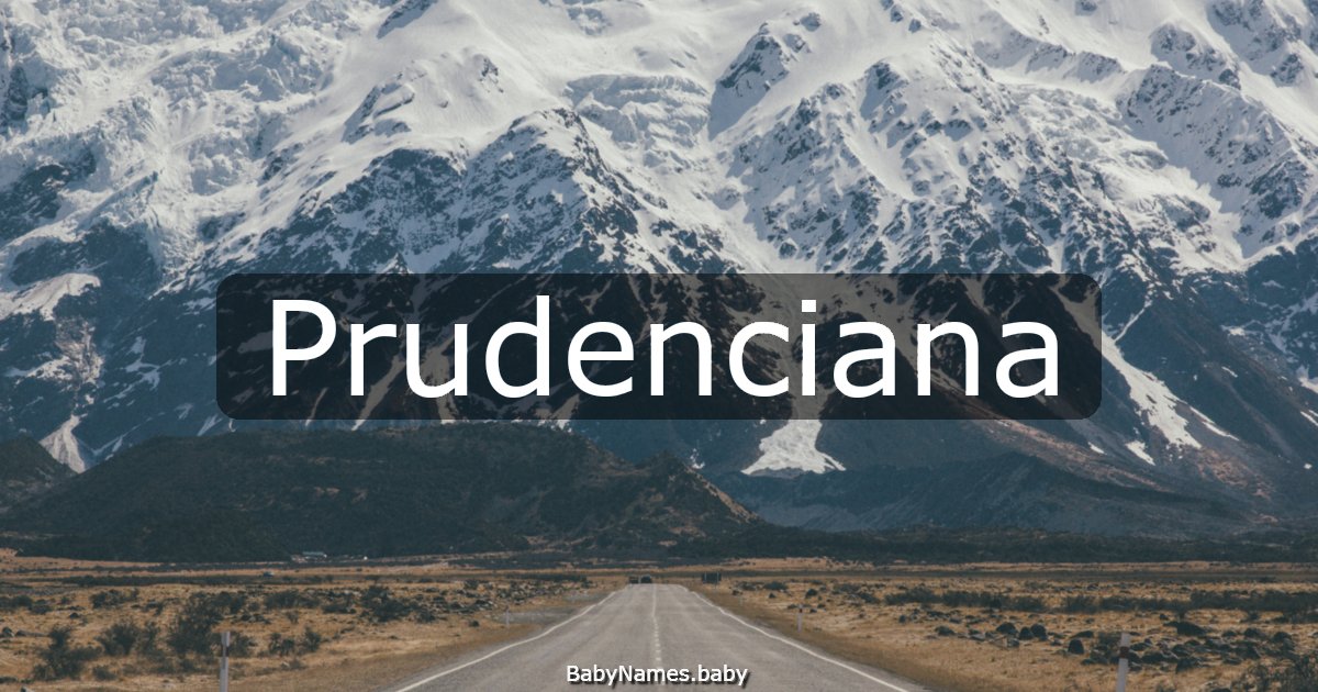 Prudenciana