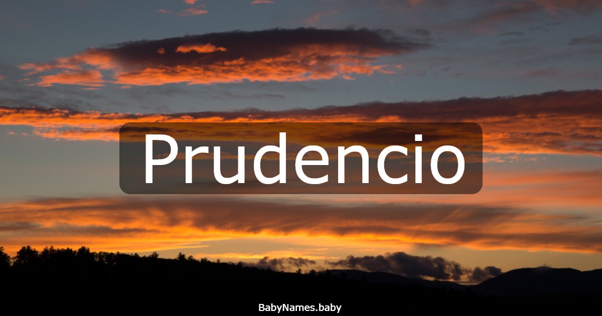 Prudencio