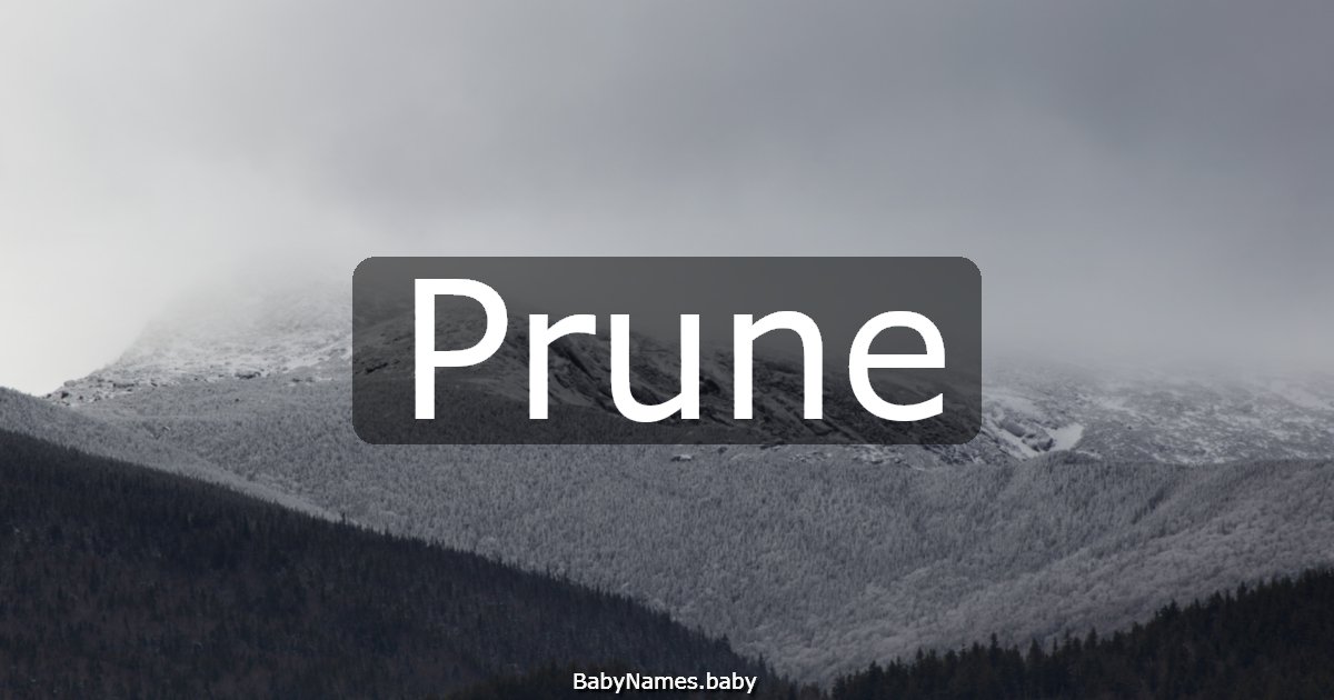 Prune