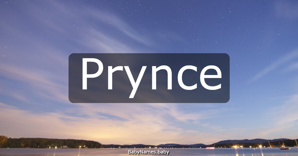 Prynce