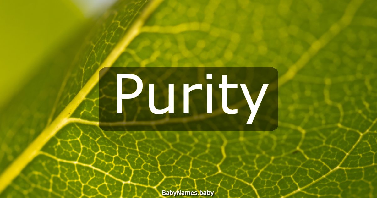 Purity