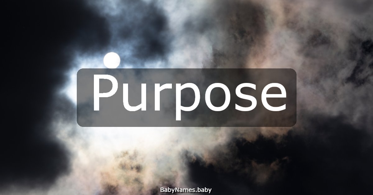 Purpose