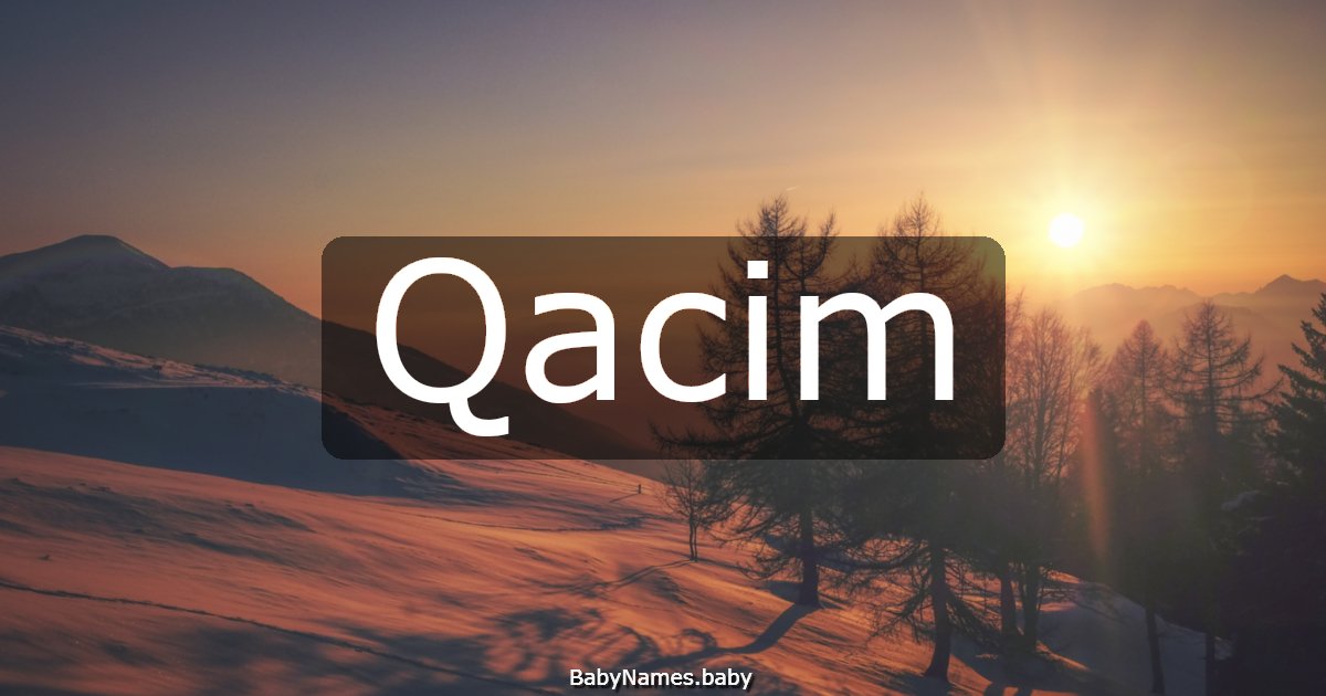 Qacim