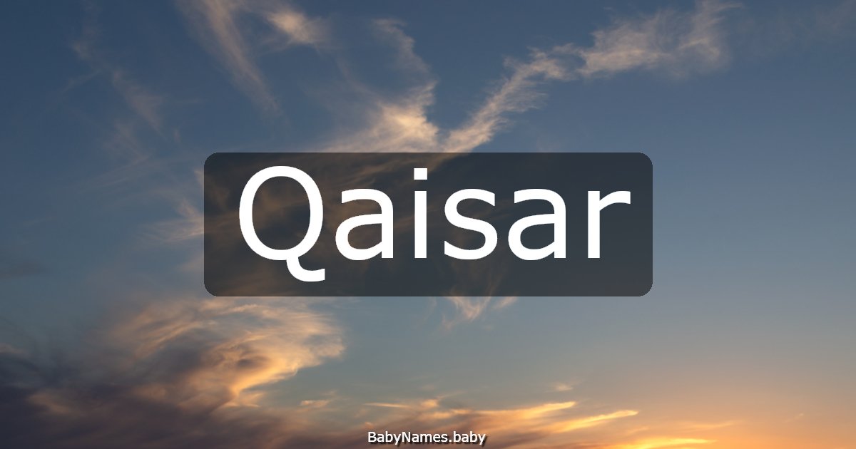 Qaisar