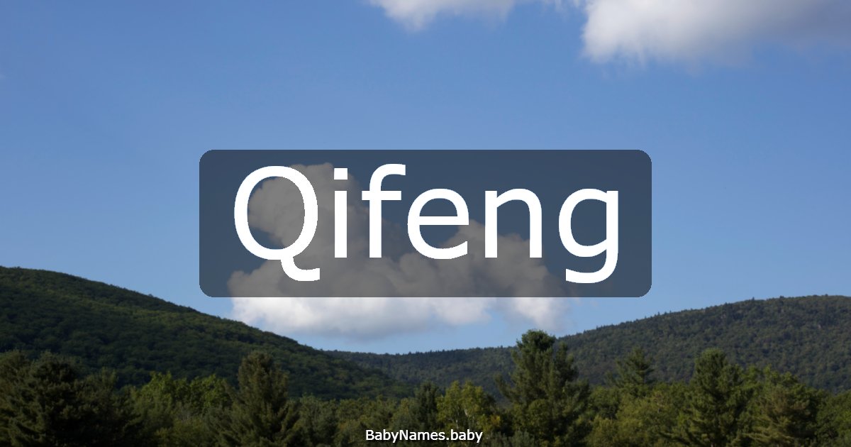 Qifeng