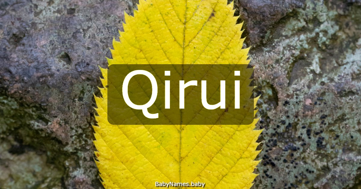 Qirui