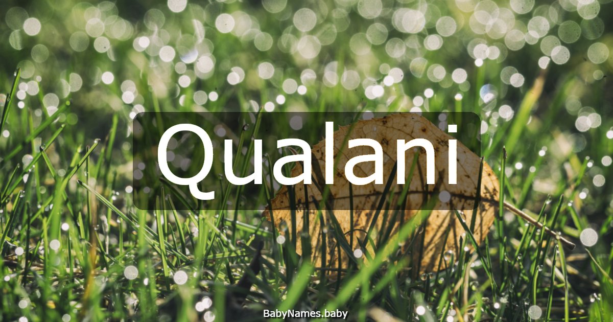 Qualani