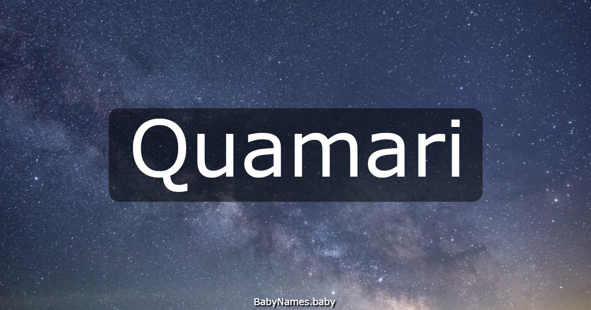 Quamari