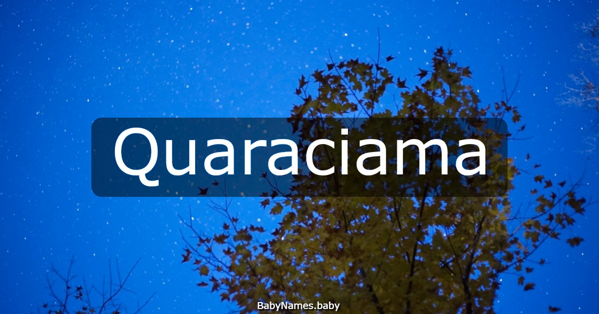 Quaraciama